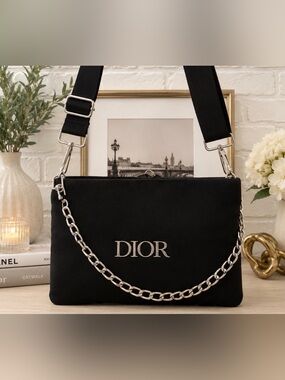Dior Black Velvet Beauty Bag GWP item